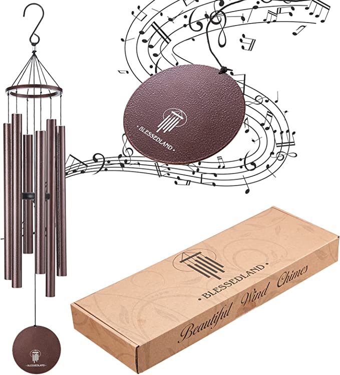 BLESSEDLAND Wind Chimes- Large Deep Tone