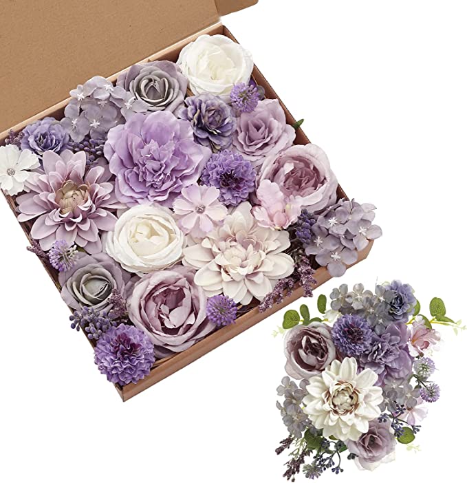 Serra Flora Multi Use Artificial Flowers Combo for DIY Centerpieces